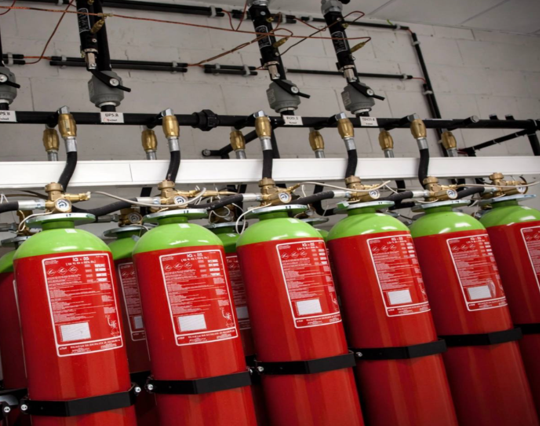 Installation & Modify Fire Extinguisher "Paint Shop system " and "CO2 fire extinguishing system"